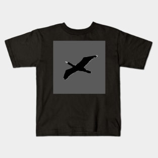 The Flight of the Cormorant! Kids T-Shirt